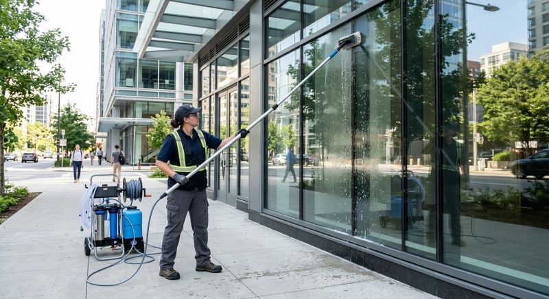 Office Building Window Washing in Baltimore, MD
