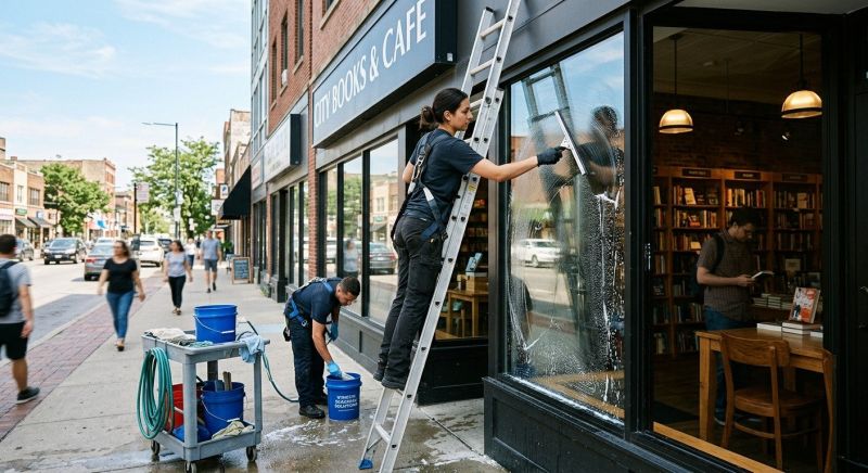 Storefront Window Cleaning in Mobile, AL