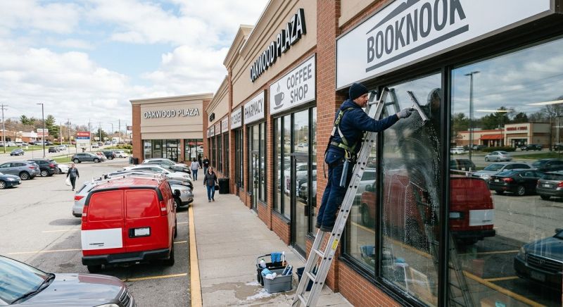 Strip Mall Window Cleaning in Mobile, AL